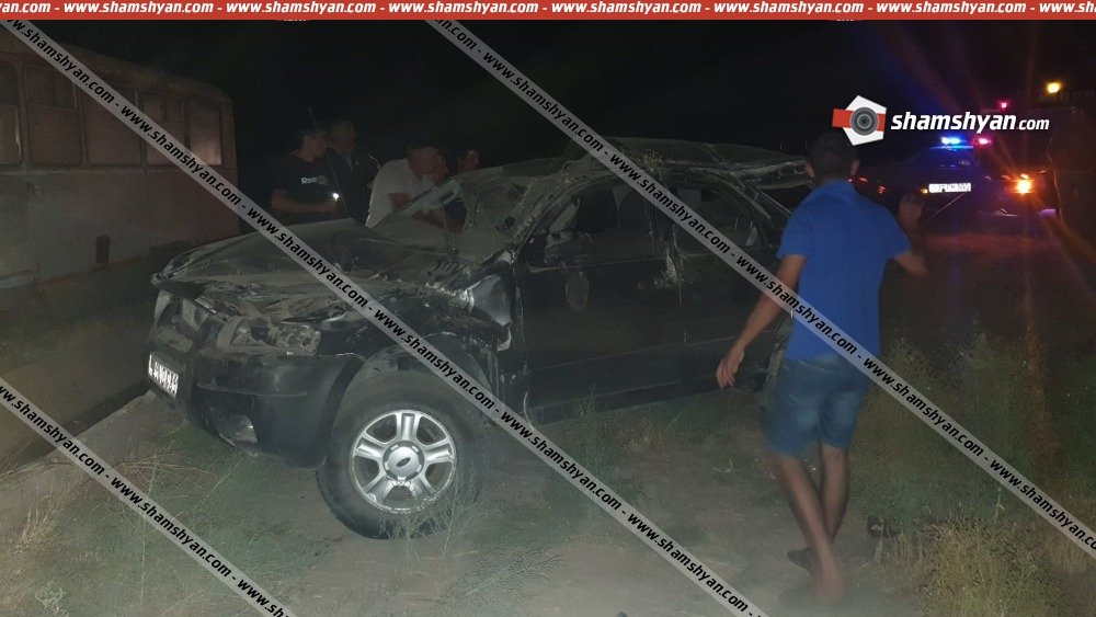 Մահվան ելքով ավտովթար՝ Արմավիրի մարզում. 42-ամյա վարորդը Ford Escape-ով մի քանի պտույտ գլորվելով՝ հայտնվել է դաշտում