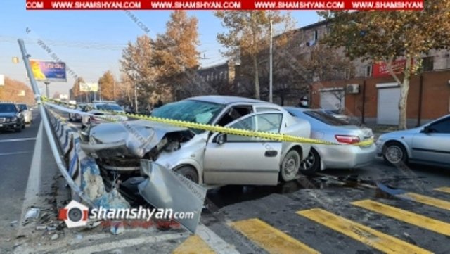 Ավտովթար Երևանում. բախվել են Toyota Camry-ն ու Opel-ը.