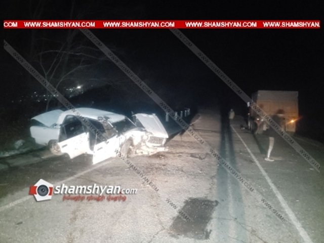 Խոշոր ու ողբերգական ավտովթար Սյունիքի մարզում. բախվել են ВАЗ 2101-ն ու КамАЗ-ը. կա 1 զոհ, 2 վիրավոր