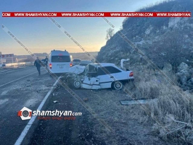 Ողբերգական ավտովթար Գեղարքունիքի մարզում. ճակատ-ճակատի բախվել են Niva-ն ու Opel-ը