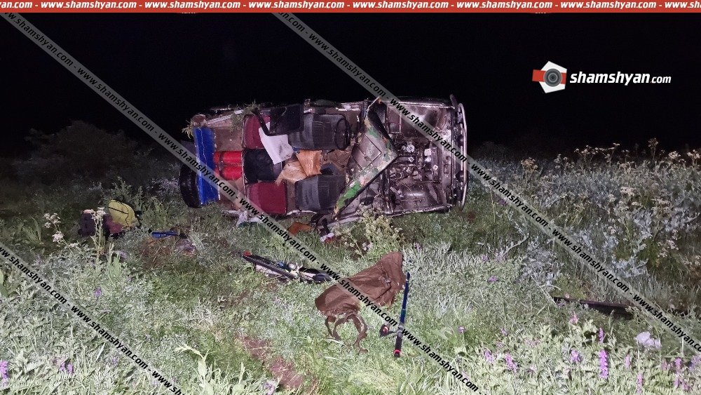 УАЗ-ը մի քանի մետր գլորվել ու կողաշրջվել է․ կա 3 զոհ